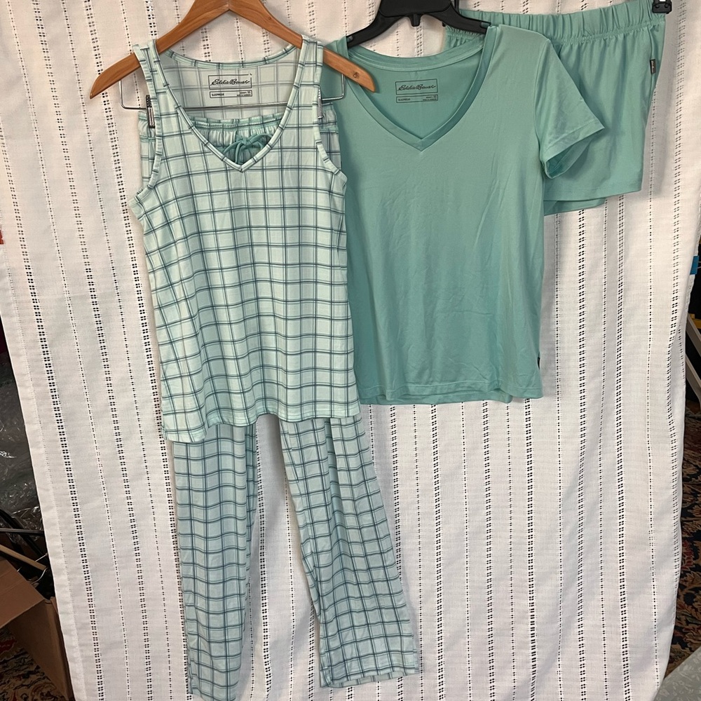Eddie Bauer Sleep Set Lot of 2 pair Size XS EUC